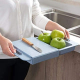 3 in 1 Kitchen Cutting Board, Chop Drain and collect