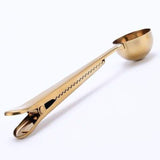 Coffee Measuring Spoon with Bag Clip Gadget