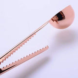 Coffee Measuring Spoon with Bag Clip Gadget