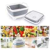 Foldable collapsible Kitchen washing bowl