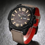 Mens Sports 3D Dial Nylon Strap