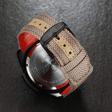 Mens Sports 3D Dial Nylon Strap
